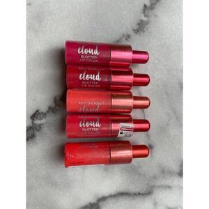 Revlon Kiss Cloud Blotted Lip Colors Orange and Reds Lot of 5